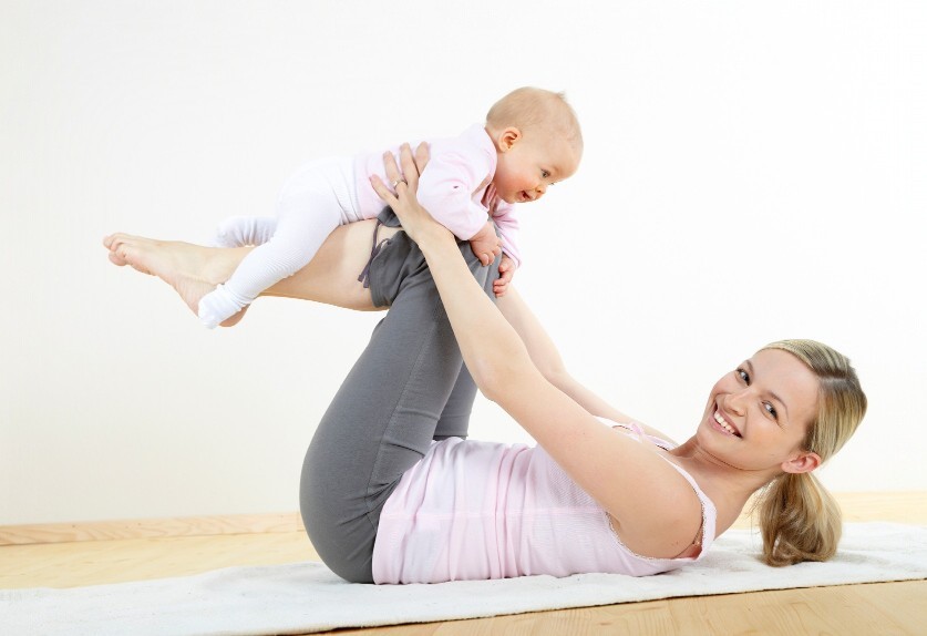 Maman et bébé chiro Roxane Bertrand à Ste-Foy